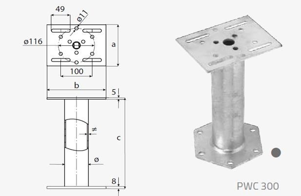 Sortiment zemních vrutů